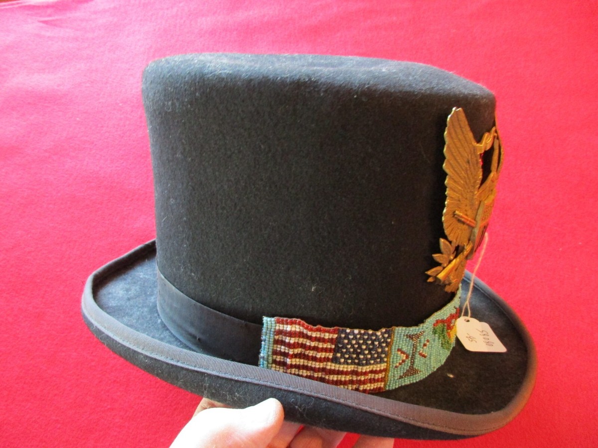Native Instruments Hat Indian Top Hat Native American Traditional PLAINS INDIANS Inspired Top