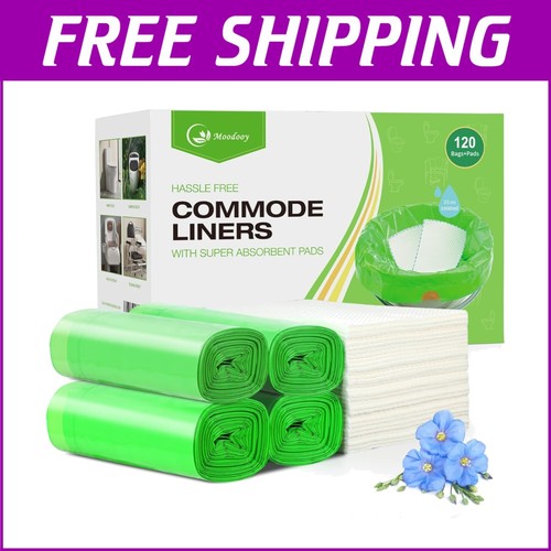 Tear-Resistant Commode Liners with Super Absorbent Gel – Easy Disposal ...