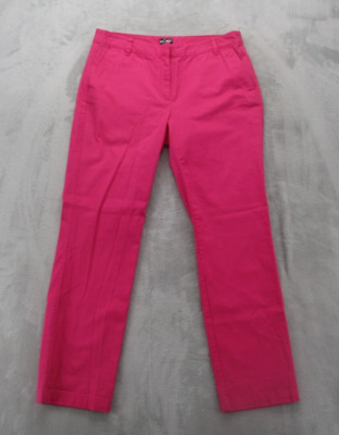 Lord & Taylor Khaki Pants Women's 8 Pink Stretch Cotton | eBay