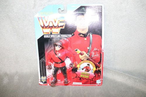 Vintage WWF Hasbro 1993/1994 Blue Card The Mountie...