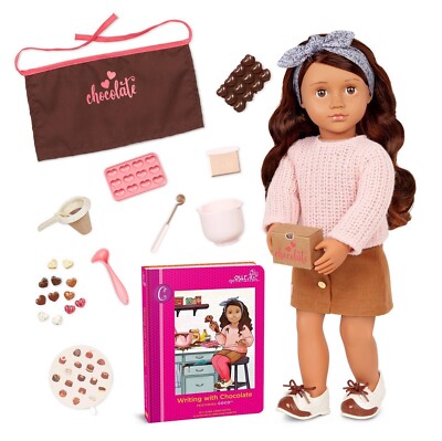Our Generation Coco Posable 18'' Baking Doll & Storybook