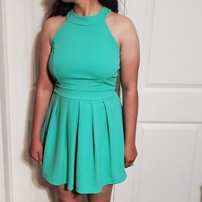 Windsor Brand Solid Mint Formal Dress Women Size Medium New With Tags Fall