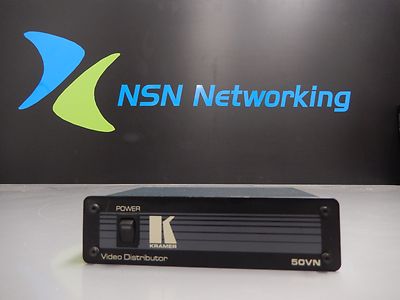 Kramer 50VN 5-Port BNC 5-1 Video Distributor NO POWER SUPPLY INCLUDED