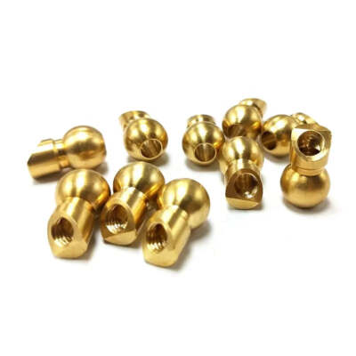 2pcs Brass Coolant 15mm Ball Nozzle for CNC Lathe 45 Degree w/ Threads