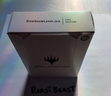 1x Magic The Gathering Secret Lair Series: Pixel Snow Lands edizione FOIL NUOVO