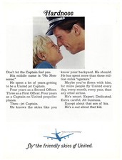 United Airlines Print Ad Vintage Advertisement Friendly Skies Airline Ad 1965