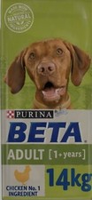 Purina Beta Adult Dog Food 14kg - Chicken X2 1.88 per kilo