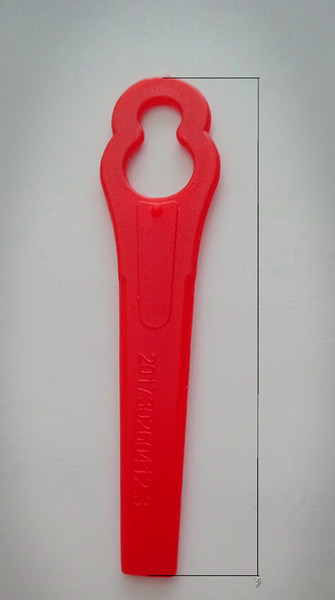 100  cuchillas de plástico  para cortadoras de césped  Einhell