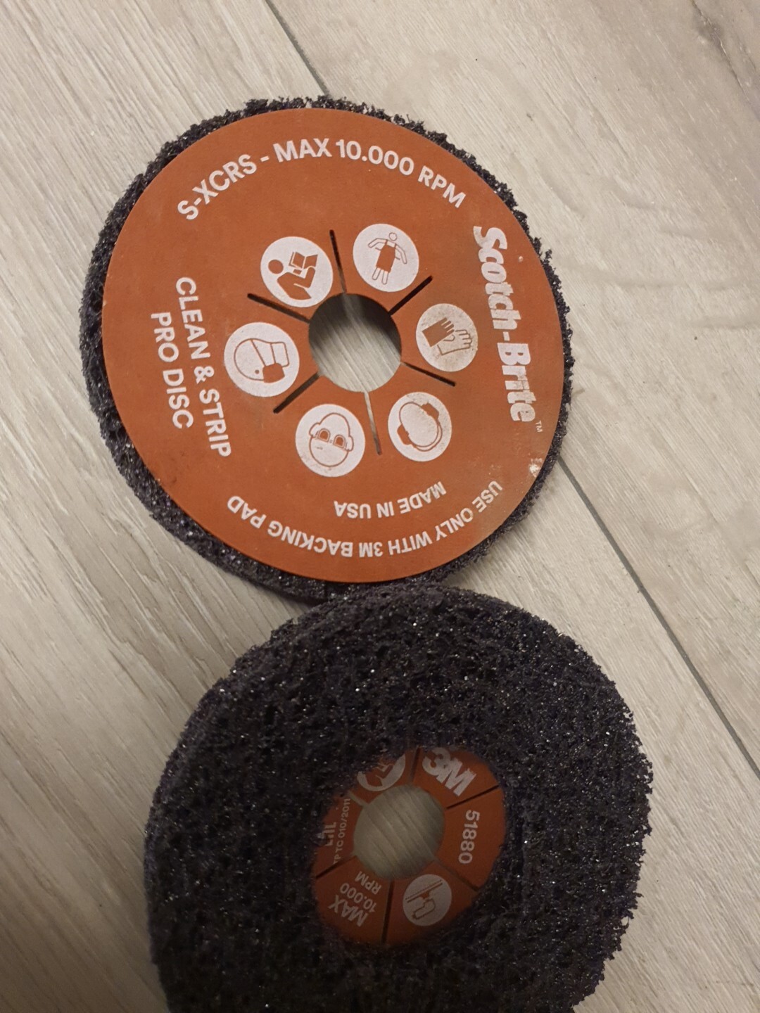 3M 51880  Scotch-Brite Clean and Strip Fibre Purple XT Pro 115m X 22mm