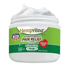 Hempvana Relief Cream – Max Strength Hemp Cream for Muscle, Joint & Body Pain