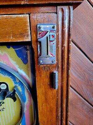 Antique Coin Operated Wondermatic Allwin Trade Stimulator Pinball Arcade  Machine