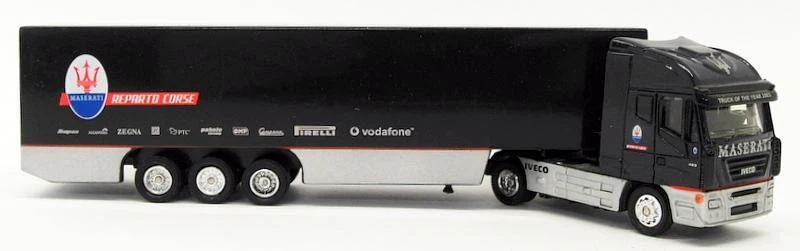 New-Ray 1/87 Scale Model Truck Transporter 47033 - Iveco Stralis - Maserati - Image 2 of 2