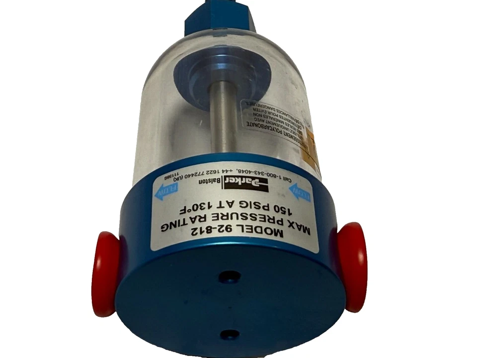 PARKER 92-812 PNEUMATIC FILTER, 1/2" NPT, 150 PSIG - NMP - Image 3 of 4