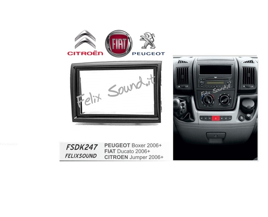 Mascherina Autoradio 1-DIN Per BMW Z4 E85 2003-2009 - Con Cavo ISO E Adattatore Antenna - Foto 14