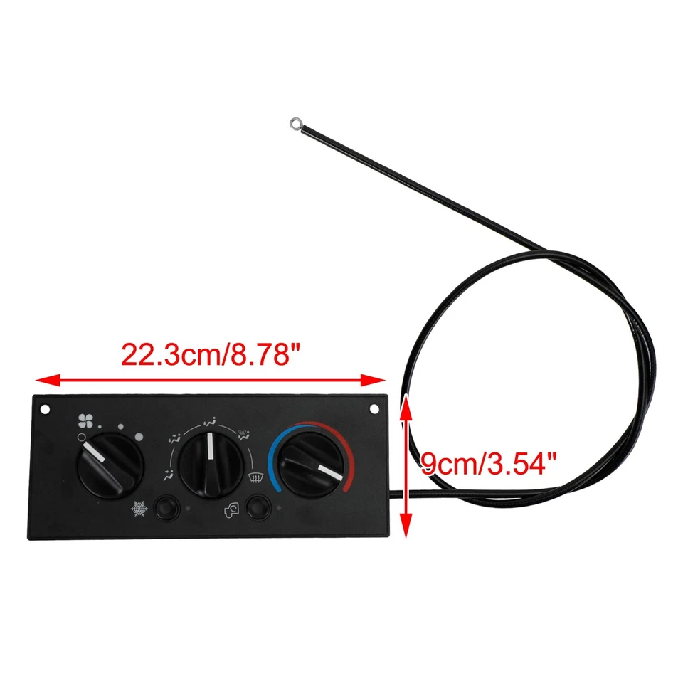 599-5511 Heavy Duty Heater Control Assembly for Kenworth W900 T800 T600A 02-06 Foto 2 de 4