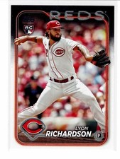 Lyon Richardson Cincinnati Reds 2024 Topps Rookie Card