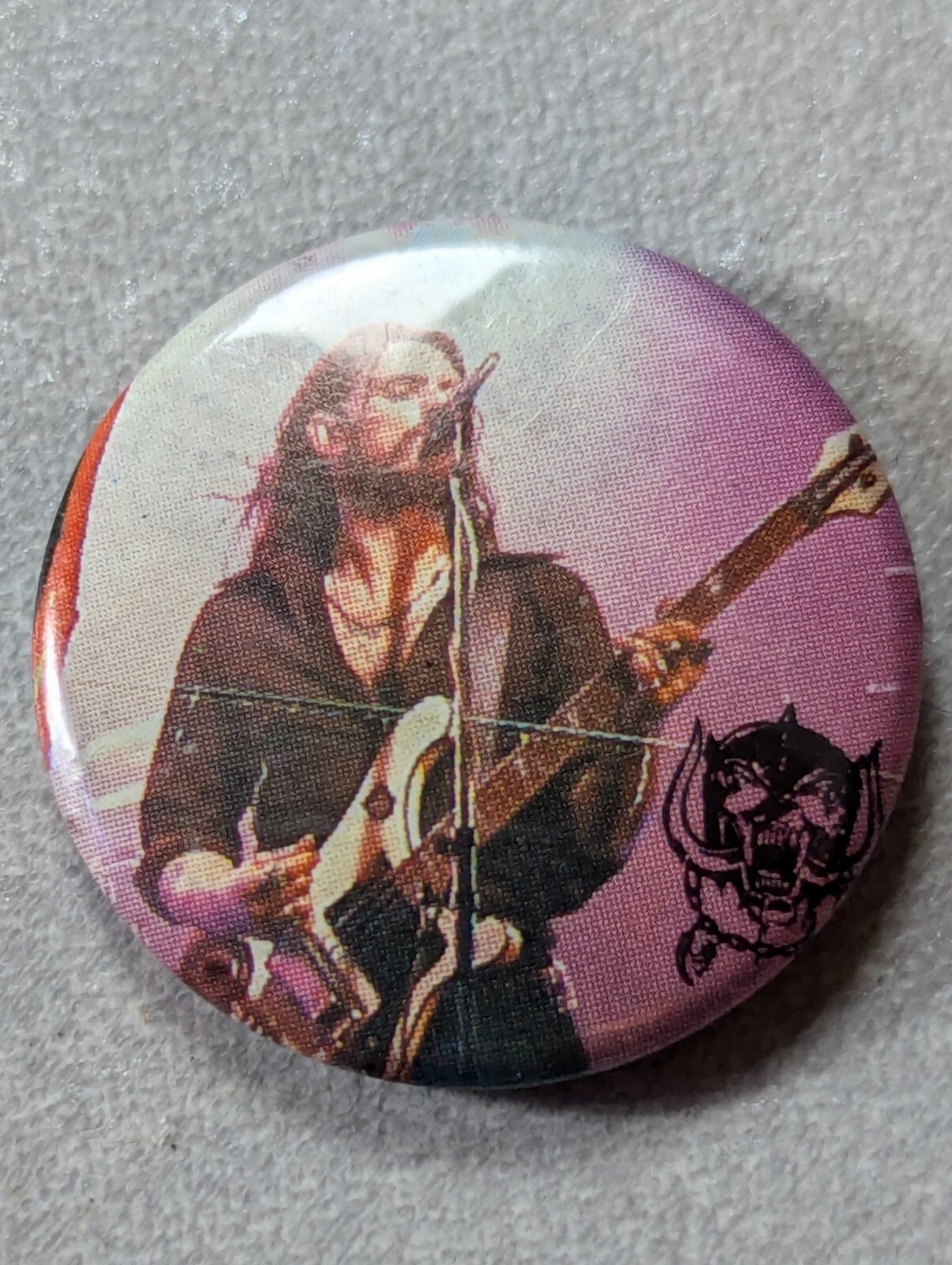 Vintage 80s Motorhead Pin Badge Purchased Around 1986 image 2