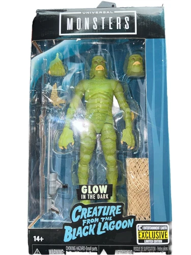 Universal Monsters 33763 Creature from The Black Lagoon Glow-in-The-Dark 6” NEW!