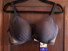NEW HoneyLove Lift Wear Women's CrossOver Bra NWT LARGE 38 B/C Black
