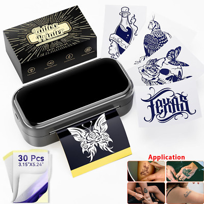 TP31 Drahtloser Tattoo Drucker, Tragbarer Bluetooth Kompatibel,Mit Tattoo-Papier