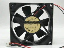 1 PCS ADDA Fan AD0824UB-A70GL DC24V 0.29A 8025 8CM 2 Pin Inverter fan