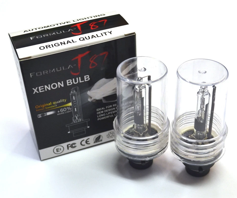 Xenon HID D2R Two Bulbs Headlight 6000K White Replacement Low Beam Upgrade Stock - Image 2 of 4