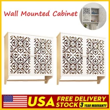 Wall Mount Bathroom Cabinet Storage Medicine Cabinet Kitchen Laundry Cupboard