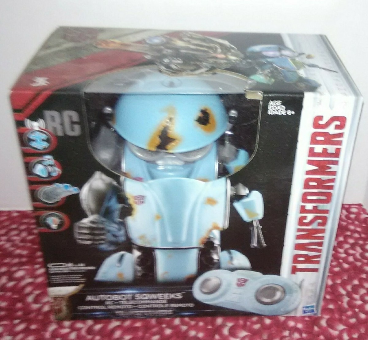 3A Hasbro トランスフォーマー Sqweeks プレミアムスケール Amazon.com: Transformers: The Last Knight Autobot Sqweeks RC