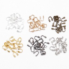 4.5x4mm Wire Protectors loops U Shape Clasps Connector For Accessories Making