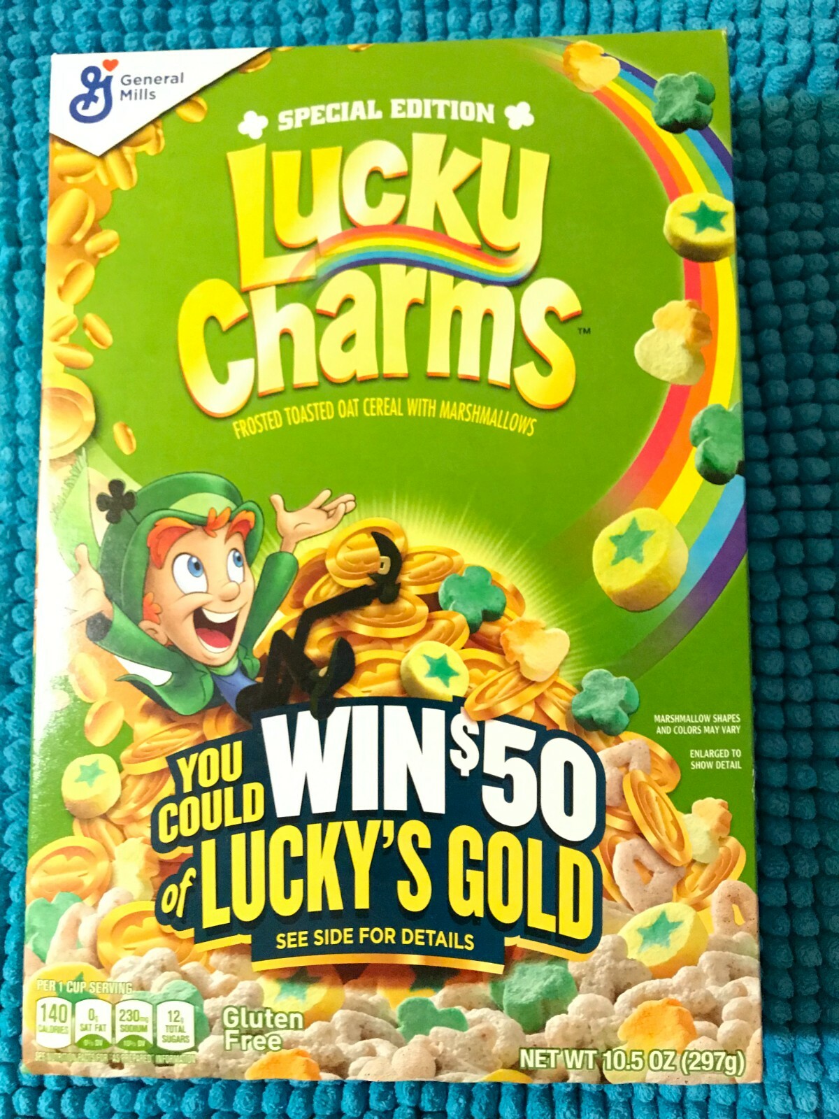 NEW ~ GENERAL MILLS SPECIAL EDITION ~ LUCKY CHARMS CEREAL W/MARSHMALLOWS~10 Oz | eBay