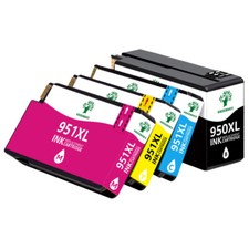 JIMIGO 950XL 951XL Black/Yellow/Cyan/Magenta Replacement Ink Cartridge for HP