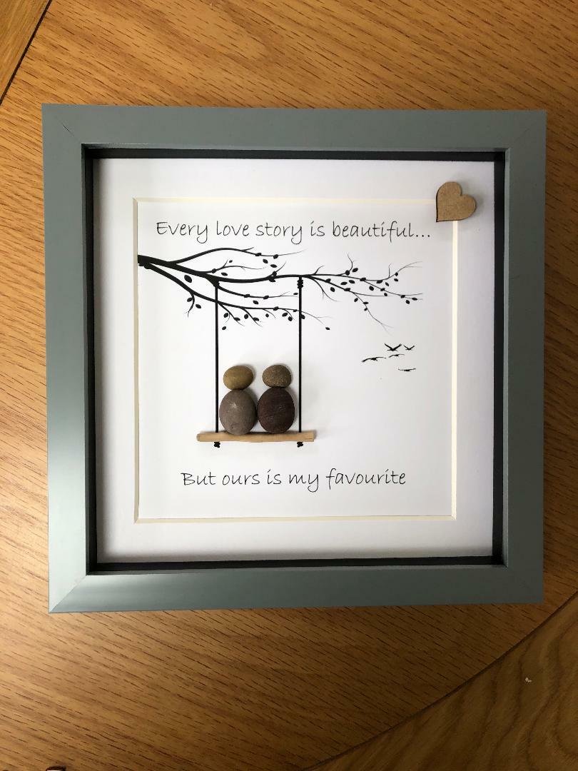 Pebble Unique gift for Husband, Wife, Anniversary, Engagement