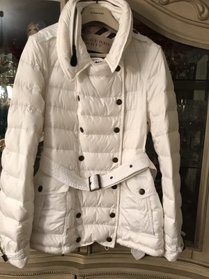 burberry white puffer jacket