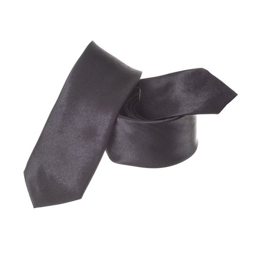Mens Tie Plain Solid Colour Classic Slim Skinny Smart Party Wedding Thin Neck - Picture 22 of 148