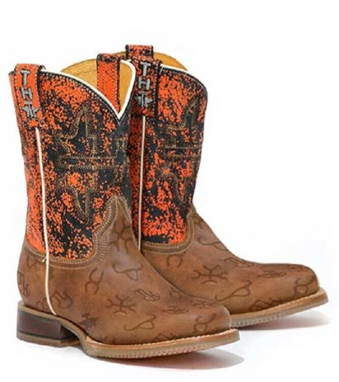 Bottes Tin Haul Bullhide Western – Cuir, Semelle Buffle, Taille 4 – Unisexe – Occasion