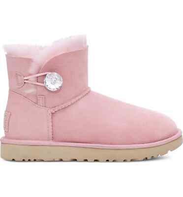 NEW UGG Mini Bailey Button Bling Suede Boot, US 6 | eBay