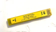 Sheaffer HB Pencil Leads Medium 12pcs 0.9mm 2 11/16" x .036" Black Lead Type F