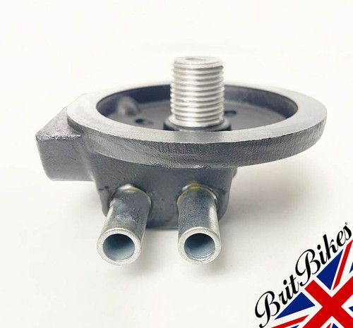KIT BLOQUE MONTAJE FILTRO ACEITE NORTON COMMANDO BSA TRIUMPH CUSTOM HARLEY 06-3371 - Imagen 9 de 12