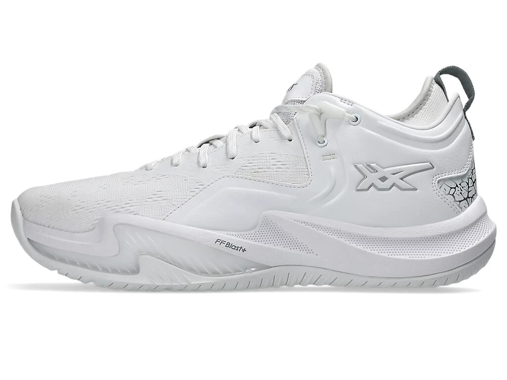 Asics Basketball shoes NOVA SURGE LOW 2 White/Pure Silver 1061A051