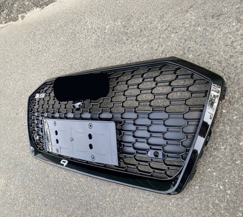 Parachoques delantero negro parrilla de panal estilo RS6 para Audi A6 S6 C8 2019-2023 - Imagen 5 de 6