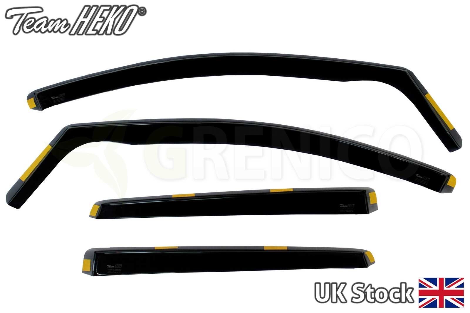 FORD KUGA mk2 5door SUV 2012up wind deflectors 4pc HEKO TINTED new eBay