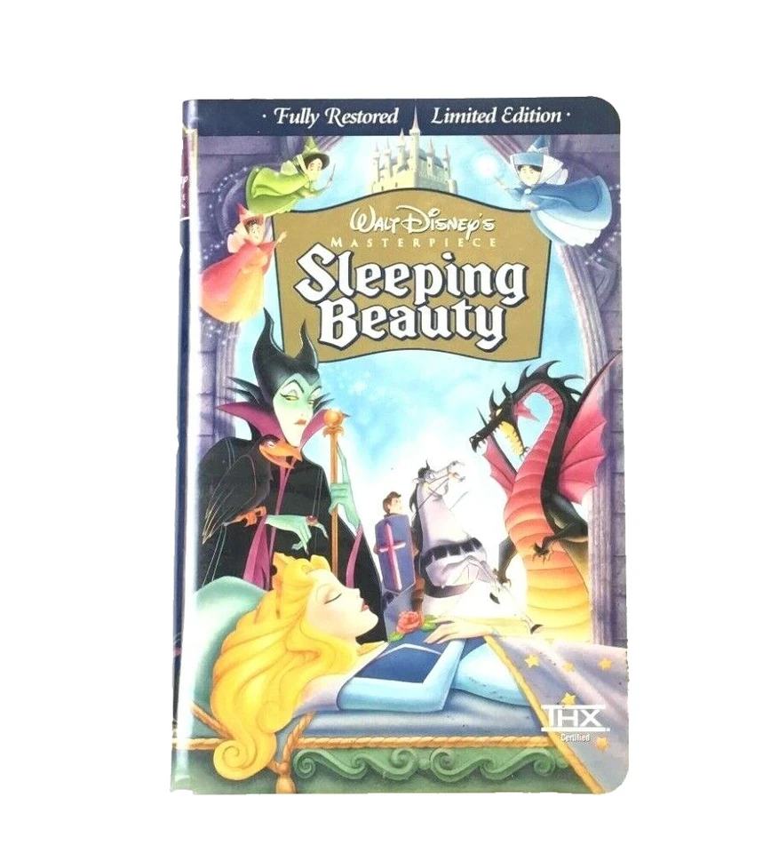 RARE Bambi VHS 55th Anniversary & Sleeping Beauty Masterpiece Collect Free Ship - Image 4 of 4