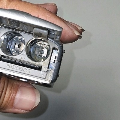 Canon PowerShot A470 Silver Orange 7.1 Megapixels Digital Camera