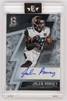 2016 Panini Spectra Jalen Ramsey Silver RC Auto /199 Jaguars 1103