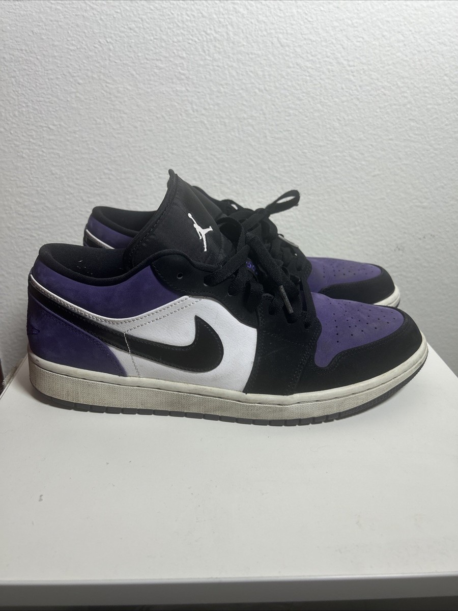 美中古28.5cm】AIR JORDAN 1 LOW COURT PURPLE Men