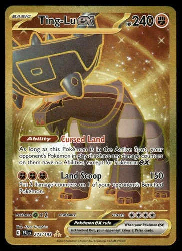 Pokemon Cards Ting-Lu ex 275/193 Paldea Evolved Hyper Rare NM