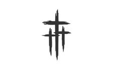 Cross Vinyl Decal Christian 3 Three Cross Faith Car Window Jesus Sticker