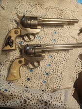Pair of 1950 Hubley "Cowboy" 6 Shooters Nice Condition