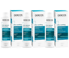 3 PACK Vichy Dercos Ultra Soothing Shampoo for Normal to Oily Hair 6.7oz/ 200ml