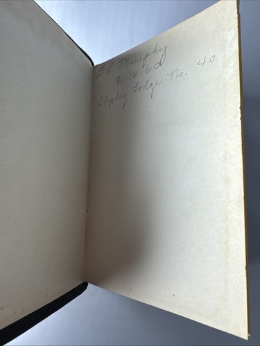 Vtg MASONIC MANUAL AND CODE 1954 GRAND LODGE OF GEORGIA Pocket Ed. Free Mason - Picture 5 of 9
